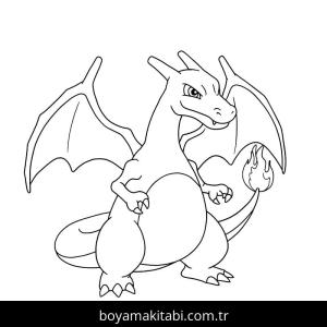 Charizard Boyama