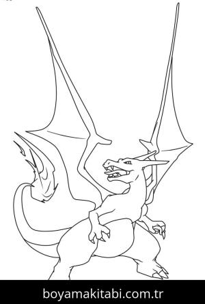 Charizard Boyama