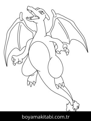 Charizard Boyama