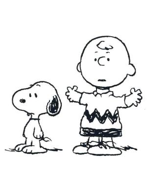 Charlie Kahverengi boyama sayfası,  coloring page, Snoopy Ve Charlie Kahverengi, 