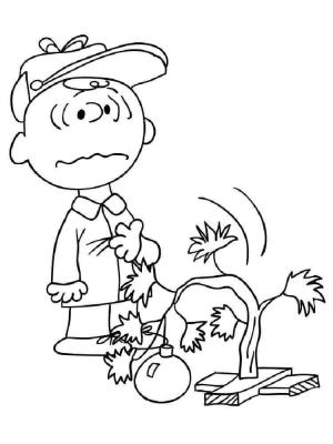 Charlie Kahverengi boyama sayfası,  coloring page, üzgün Charlie Kahverengi, 