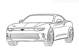 Chevrolet boyama sayfası,  coloring page, Çocuklar için Chevrolet arabası, 