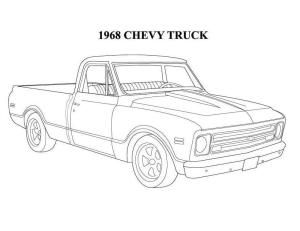 Chevrolet boyama sayfası,  coloring page, Çocuklar için Chevrolet Araba, 