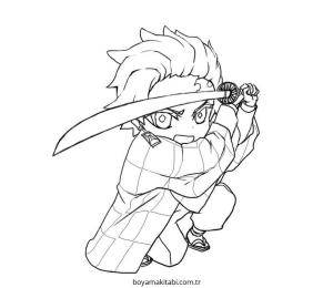 Chibi boyama sayfası – eğlenceli etkinlik, el becerilerini geliştirir