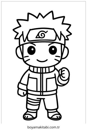 Chibi boyama sayfası – okul öncesi, evde etkinlik