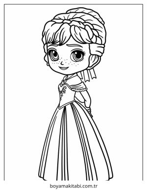 Chibi boyama sayfası – eğlenceli etkinlik, el becerilerini geliştirir