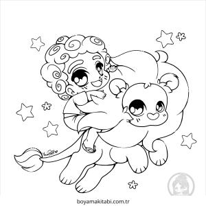 Chibi boyama sayfası – ücretsiz yazdır, boyama etkinliği