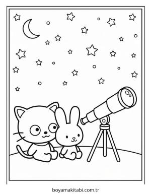 Chococat boyama sayfası – yaratıcılık, eğlenceli etkinlik