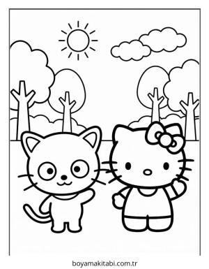 Chococat boyama sayfası – ücretsiz yazdır, boyama etkinliği