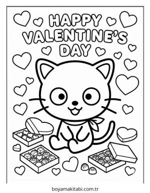 Chococat boyama sayfası – evde etkinlik, ücretsiz yazdır