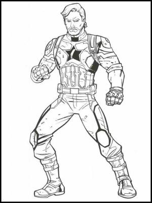 Chris Evans boyama sayfası,  coloring page, Avengers Endgame Kaptan Amerika, Chris Evans, 