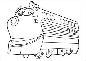 Chuggington boyama sayfası,  coloring page, Chuggington’ın Chatsworth’u, 