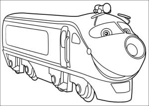 Chuggington boyama sayfası,  coloring page, Gülen Koko, 