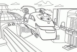 Chuggington boyama sayfası,  coloring page, Chuggington’da Chugger Eylemi, 