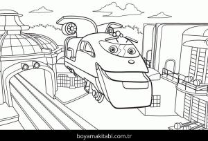 Chuggington boyama sayfası – evde etkinlik, ücretsiz yazdır