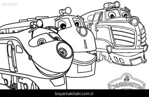 Chuggington boyama sayfası – kolay boyama, eğitici aktivite