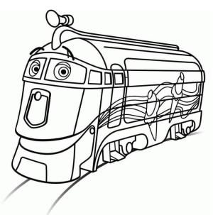 Chuggington boyama sayfası,  coloring page, Frostini, 