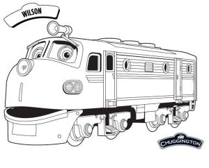 Chuggington boyama sayfası,  coloring page, Wilson, Chuggington’da, 