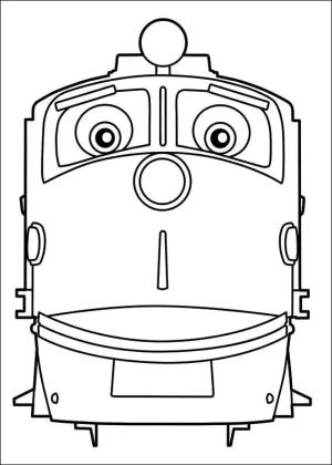 Chuggington boyama sayfası,  coloring page, Chuggington Skylar, 