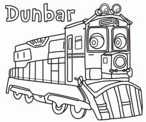 Chuggington boyama sayfası,  coloring page, Chuggington Dunbar, 