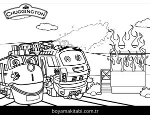 Chuggington boyama sayfası – okul öncesi, evde etkinlik
