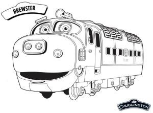 Chuggington boyama sayfası,  coloring page, Chuggington Brewster, 