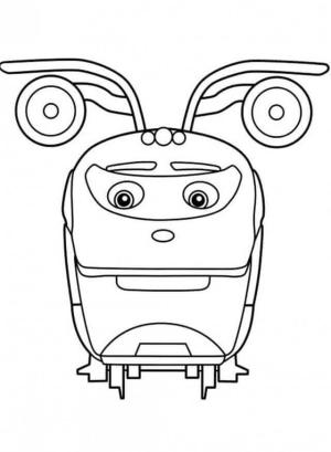 Chuggington boyama sayfası,  coloring page, Chuggington Chugger Eylemi, 