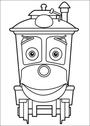 Chuggington boyama sayfası,  coloring page, Mutlu Zefi, 