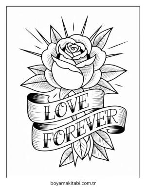 Çiçek boyama sayfası – evde etkinlik, ücretsiz yazdır