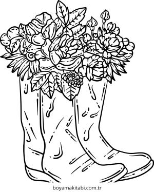 Çiçek Boyama