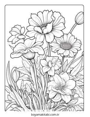 Çiçek Boyama