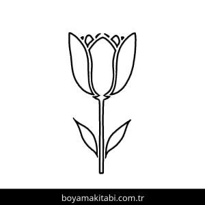 Çiçek boyama sayfası – yaratıcılığı geliştirir, keyifli zaman