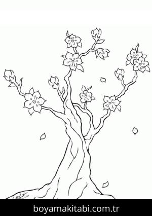 Çiçek boyama sayfası – yaratıcılık, eğlenceli etkinlik