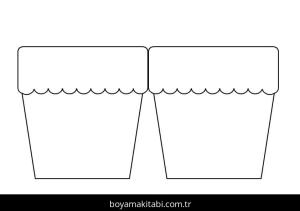 Çiçek boyama sayfası – çocuk aktivitesi, PDF indir