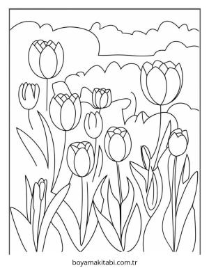 Çiçek Boyama