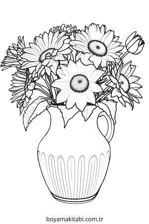 Çiçek Boyama