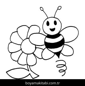 Çiçek boyama sayfası – yaratıcılık, eğlenceli etkinlik