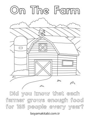 Çiftçi boyama sayfası – ücretsiz yazdır, boyama etkinliği