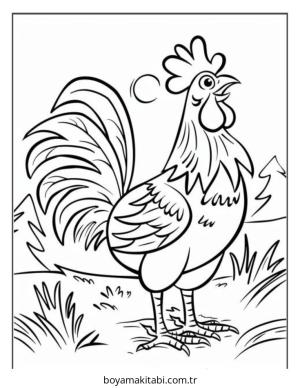 Çiftlik Hayvanları boyama sayfası – yaratıcılık, eğlenceli etkinlik