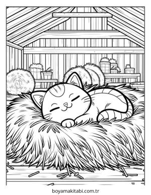 Çiftlik Hayvanları boyama sayfası – boyama çalışması, yaratıcılığı geliştirir