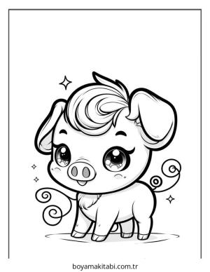 Çiftlik Hayvanları boyama sayfası – kolay boyama, eğitici aktivite