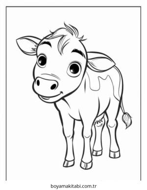 Çiftlik Hayvanları boyama sayfası – el becerilerini geliştirir, boyama çalışması