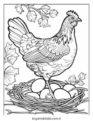 Çiftlik Hayvanları boyama sayfası – el becerilerini geliştirir, boyama çalışması