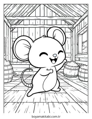 Çiftlik Hayvanları boyama sayfası – basit çizim, kolay boyama