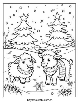 Çiftlik Hayvanları boyama sayfası – eğitici aktivite, yaratıcılık