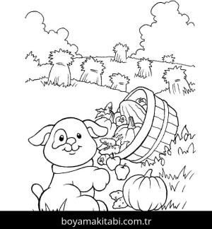 Çiftlik boyama sayfası,  coloring page, , Free Farm Animal 4