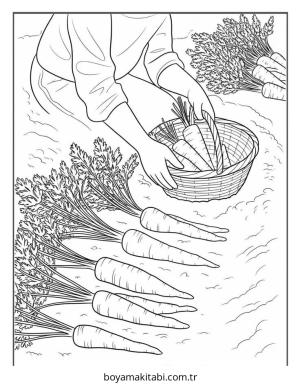 Çiftlik boyama sayfası – eğlenceli etkinlik, el becerilerini geliştirir