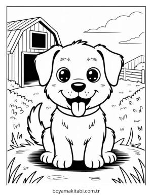 Çiftlik boyama sayfası – ücretsiz yazdır, boyama etkinliği