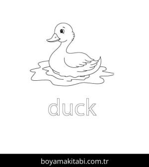 Çiftlik boyama sayfası,  coloring page, , Duck Farm