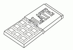 Çikolata Barı boyama sayfası,  coloring page, Muhteşem Çikolata Barı, 